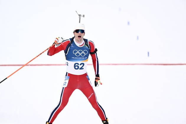 ANTERSELVA, ITALY 20260210 Norway s Sturla Holm Laegreid men s distance race 20 km biathlon during the Winter Olympics in Milano Cortina in Anterselva, Italy. *** The image is included in the SPORTS PACKAGE. For others PAID IMAGE *** ANTERSELVA ITALY x10050x *** ANTERSELVA, ITALY 20260210 Norway s Sturla Holm Laegreid men s distance race 20 km biathlon during the Winter Olympics in Milano Cortina in Anterselva, Italy The image is included in the SPORTS PACKAGE For others PAID IMAGE ANTERSELVA ITALY x10050x  Copyright: xPontusxLundahl TTx 2026 OLYMPICS BIATHING DISTANCE
