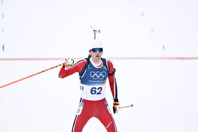 ANTERSELVA, ITALY 20260210 Norway s Sturla Holm Laegreid men s distance race 20 km biathlon during the Winter Olympics in Milano Cortina in Anterselva, Italy. *** The image is included in the SPORTS PACKAGE. For others PAID IMAGE *** ANTERSELVA ITALY x10050x *** ANTERSELVA, ITALY 20260210 Norway s Sturla Holm Laegreid men s distance race 20 km biathlon during the Winter Olympics in Milano Cortina in Anterselva, Italy The image is included in the SPORTS PACKAGE For others PAID IMAGE ANTERSELVA ITALY x10050x  Copyright: xPontusxLundahl TTx 2026 OLYMPICS BIATHING DISTANCE