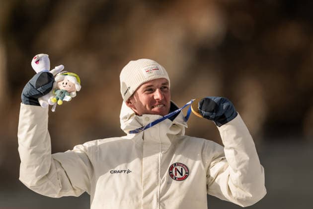260210 Johan-Olav Botn of Norway celebrates with his gold medal after competing men s biathlon 20 km individual during day 4 of the 2026 Winter Olympics on February 10, 2026 in Anterselva. Photo: Mathias Bergeld BILDBYRAN kod MB MB1320 skidskytte biathlon skiskyting Olympic Games, Olympische Spiele, Olympia, OS olympics winter olympics os ol olympiska spel vinter-os olympiske leker milano cortina 2026 milan cortina 2026 milano cortina 2026 olympic games milano cortina 2026 winter olympic games milano cortina-os milano cortina-ol vinter-ol 4 bbeng 20 km individual jubel norge guld gold *** 260210 Johan Olav Botn of Norway celebrates with his gold medal after competing men s biathlon 20 km individual during day 4 of the 2026 Winter Olympics on February 10, 2026 in Anterselva Photo Mathias Bergeld BILDBYRAN code MB MB1320 biathlon biathlon olympic games olympics olympics winter olympics os ol olympiska spel vinter os olympiske leker milano cortina 2026 milan cortina 2026 milano cortina 2026 olympic games milano cortina 2026 winter olympic games milano cortina os milano cortina ol vinter ol 4 bbeng 20 km individual jubel norge guld gold  Copyright: MATHIASxBERGELD BB260210MB065