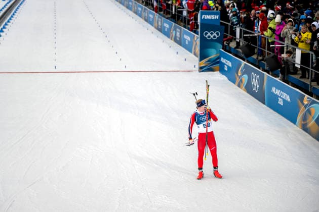 ANTERSELVA, ITALY 20260210 Norway s Johan-Olav Botn crosses the finish line during the men s 20 km biathlon distance race during the Winter Olympics in Milano Cortina in Anterselva, Italy. *** The image is included in the SPORTS PACKAGE. For others PAYMENT IMAGE *** ANTERSELVA ITALY x10050x *** ANTERSELVA, ITALY 20260210 Norway s Johan Olav Botn crosses the finish line during the men s 20 km biathlon distance race during the Winter Olympics in Milano Cortina in Anterselva, Italy The image is included in the SPORTS PACKAGE For others PAYMENT IMAGE ANTERSELVA ITALY x10050x  Copyright: xPontusxLundahl TTx 2026 OLYMPICS BIATHING DISTANCE