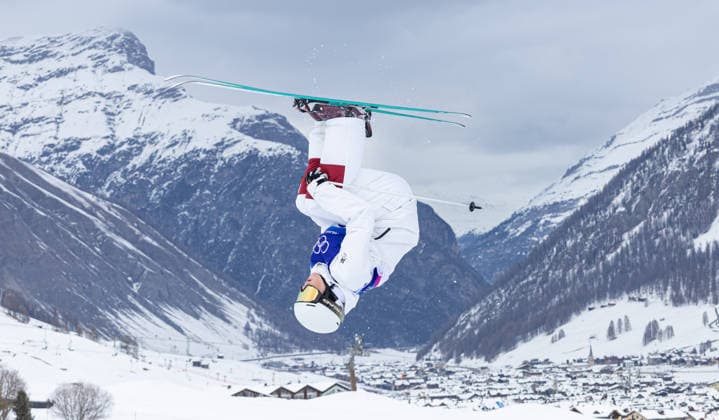 OLYMPICS - Winter Olympic Games, Olympische Spiele, Olympia, OS Milano Cortina 2026 LIVIGNO,ITALY,10.FEB.26 - OLYMPICS, FREE SKI, FREESTYLE SKIING - Winter Olympic Games Milano Cortina 2026, moguls, qualification, women, men. Image shows Katharina Ramsauer (AUT).  GEPAxpictures xHaraldxSteiner