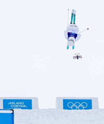 OLYMPICS - Winter Olympic Games, Olympische Spiele, Olympia, OS Milano Cortina 2026 LIVIGNO,ITALY,10.FEB.26 - OLYMPICS, FREE SKI, FREESTYLE SKIING - Winter Olympic Games Milano Cortina 2026, moguls, qualification, women, men. Image shows Katharina Ramsauer (AUT).  GEPAxpictures xHaraldxSteiner