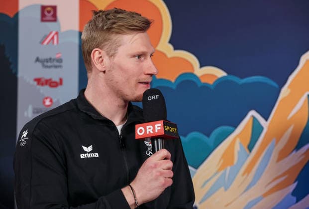 OLYMPICS - Winter Olympic Games, Olympische Spiele, Olympia, OS Milano Cortina 2026 BORMIO,ITALY,10.FEB.26 - OLYMPICS, ALPINE SKIING - Winter Olympic Games Milano Cortina 2026, preview, Ski Austria, media event. Image shows Stefan Babinsky (AUT)  GEPAxpictures xWolfgangxGrebien