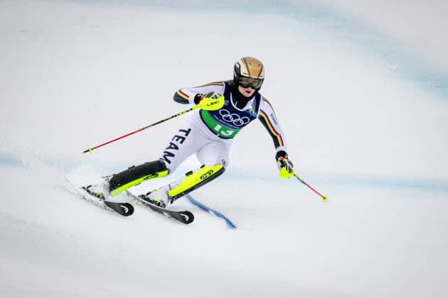 Emma Aicher of Germany , Women’s Alpine Team Combination, Slalom, Milano Cortina 2026 Olympic Games, Olympische Spiele, Olympia, OS 10-02-2026 *** Emma Aicher of Germany , Womens Alpine Team Combination, Slalom, Milano Cortina 2026 Olympic Games 10 02 2026 Copyright: HMBxMedia MarcxNiemeyer