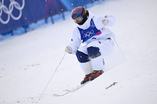 Johnson Tess (USA), FEBRUARY 10, 2026 - Freestyle Skiing : Women s Mogle Qualification during the Milano Cortina 2026 Olympic Winter games, Winterspiele,Spiele, Summer games at Livigno Aerials and Moguls Park in Livigno, Italy.  aflo_319232935