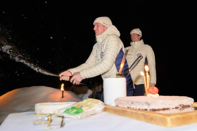 260210 Johan-Olav Botn and Sturla Holm Laegreid of the Norwegian national biathlon team on a medal celebration for men s biathlon 20 km individual during day 4 of the 2026 Winter Olympics on February 10, 2026 in Anterselva. Photo: Mathias Bergeld BILDBYRAN kod MB MB1321 skidskytte biathlon skiskyting Olympic Games, Olympische Spiele, Olympia, OS olympics winter olympics os ol olympiska spel vinter-os olympiske leker milano cortina 2026 milan cortina 2026 milano cortina 2026 olympic games milano cortina 2026 winter olympic games milano cortina-os milano cortina-ol vinter-ol 4 bbeng norge norway jubel *** 260210 Johan Olav Botn and Sturla Holm Laegreid of the Norwegian national biathlon team on a medal celebration for men s biathlon 20 km individual during day 4 of the 2026 Winter Olympics on February 10, 2026 in Anterselva Photo Mathias Bergeld BILDBYRAN code MB MB1321 biathlon biathlon olympic games olympics olympics winter olympics os ol olympiska spel vinter os olympiske leker milano cortina 2026 milan cortina 2026 milano cortina 2026 olympic games milano cortina 2026 winter olympic games milano cortina os milano cortina ol vinter ol 4 bbeng norge norway jubel  Copyright: MATHIASxBERGELD BB260210MB095
