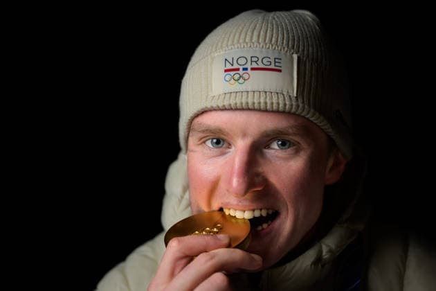 260210 Johan-Olav Botn of the Norwegian national biathlon team with his gold medal on a medal celebration for men s biathlon 20 km individual during day 4 of the 2026 Winter Olympics on February 10, 2026 in Anterselva. Photo: Mathias Bergeld BILDBYRAN kod MB MB1321 skidskytte biathlon skiskyting Olympic Games, Olympische Spiele, Olympia, OS olympics winter olympics os ol olympiska spel vinter-os olympiske leker milano cortina 2026 milan cortina 2026 milano cortina 2026 olympic games milano cortina 2026 winter olympic games milano cortina-os milano cortina-ol vinter-ol 4 bbeng norge norway jubel gold guld medalj medal *** 260210 Johan Olav Botn of the Norwegian national biathlon team with his gold medal on a medal celebration for men s biathlon 20 km individual during day 4 of the 2026 Winter Olympics on February 10, 2026 in Anterselva Photo Mathias Bergeld BILDBYRAN code MB MB1321 biathlon biathlon olympic games olympics olympics winter olympics os ol olympiska spel vinter os olympiske leker milano cortina 2026 milan cortina 2026 milano cortina 2026 olympic games milano cortina 2026 winter olympic games milano cortina os milano cortina ol vinter ol 4 bbeng norge norway jubel gold guld medalj medal  Copyright: MATHIASxBERGELD BB260210MB099