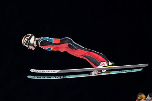 OLYMPICS - Winter Olympic Games, Olympische Spiele, Olympia, OS Milano Cortina 2026 PREDAZZO,ITALY,10.FEB.26 - OLYMPICS, Ski jumping, Skispringen, Ski, nordisch - Winter Olympic Games Milano Cortina 2026, normal hill, mixed team. Image shows Pola Beltowska (POL).  GEPAxpictures xMatthiasxTrinkl