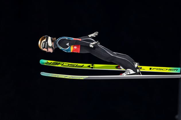 OLYMPICS - Winter Olympic Games, Olympische Spiele, Olympia, OS Milano Cortina 2026 PREDAZZO,ITALY,10.FEB.26 - OLYMPICS, Ski jumping, Skispringen, Ski, nordisch - Winter Olympic Games Milano Cortina 2026, normal hill, mixed team. Image shows Anna Odine Stroem (NOR).  GEPAxpictures xMatthiasxTrinkl