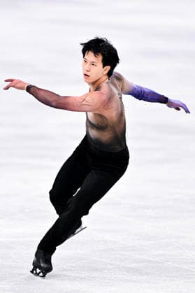 Adam SIAO HIM FA (FRA), during Men Single Skating Practice, at the Olympic Winter games, Winterspiele,Spiele, Summer games Milano Cortina 2026, at Milano Ice Skating Arena, on February 10, 2026 in Milan, Italy. Noxthirdxpartyxsales  aflo_319239600