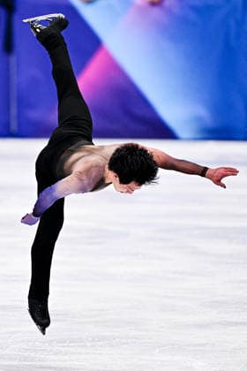 Adam SIAO HIM FA (FRA), during Men Single Skating Practice, at the Olympic Winter games, Winterspiele,Spiele, Summer games Milano Cortina 2026, at Milano Ice Skating Arena, on February 10, 2026 in Milan, Italy. Noxthirdxpartyxsales  aflo_319239661