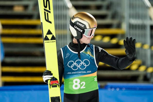 Winter Olympics in Milan Cortina 2026 Val di Fiemme, Italy 20260210. Kristoffer Eriksen Sundal during the 1st round of the mixed team competition in Ski jumping, Skispringen, Ski, nordisch in Predazzo during the Winter Olympics in Milano Cortina 2026. Photo: Terje Pedersen NTB Val di Fiemme Italy EDITORIAL USE ONLY. RESTRICTED USE FOR BETTING COMPANIES Ref:_SPON7LPSb7ZwoM.jpg *** Winter Olympics in Milan Cortina 2026 Val di Fiemme, Italy 20260210 Kristoffer Eriksen Sundal during the 1st round of the mixed team competition in ski jumping in Predazzo during the Winter Olympics in Milan Cortina 2026 Photo Terje Pedersen NTB Val di Fiemme Italy EDITORIAL USE ONLY RESTRICTED USE FOR BETTING COMPANIES  Copyright: xTerjexPedersenx xNTBx