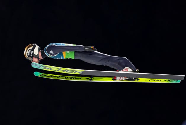 OLYMPICS - Winter Olympic Games, Olympische Spiele, Olympia, OS Milano Cortina 2026 PREDAZZO,ITALY,10.FEB.26 - OLYMPICS, Ski jumping, Skispringen, Ski, nordisch - Winter Olympic Games Milano Cortina 2026, normal hill, mixed team. Image shows Felix Hoffmann (GER).  GEPAxpictures xMatthiasxTrinkl