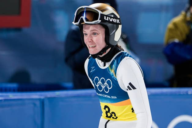 Winter Olympics in Milan Cortina 2026 Val di Fiemme, Italy 20260210. Eirin Maria Kvandal during the 1st round of the mixed team competition in Ski jumping, Skispringen, Ski, nordisch in Predazzo during the Winter Olympics in Milano Cortina 2026. Photo: Terje Pedersen NTB Val di Fiemme Italy EDITORIAL USE ONLY. RESTRICTED USE FOR BETTING COMPANIES Ref:_SPO76Ks1p6gb_g.jpg *** Winter Olympics in Milan Cortina 2026 Val di Fiemme, Italy 20260210 Eirin Maria Kvandal during the 1st round of the mixed team competition in ski jumping in Predazzo during the Winter Olympics in Milano Cortina 2026 Photo Terje Pedersen NTB Val di Fiemme Italy EDITORIAL USE ONLY RESTRICTED USE FOR BETTING COMPANIES  Copyright: xTerjexPedersenx xNTBx