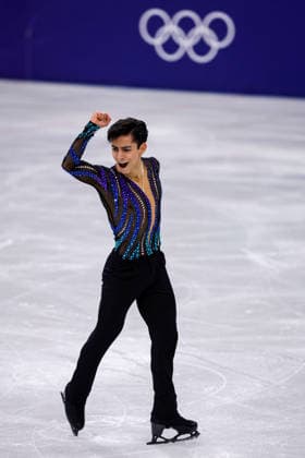 2026-02-10 Figure skating, Eiskunstlauf - Milano Cortina 2026 Winter Olympics - Day 4 MILAN, ITALY - FEBRUARY 10: Donovan Carrillo of Mexico competing in the Men Single Skating - Short Program during Day 4 of Figure Skating - Milano Cortina 2026 Winter Olympics at Milano Ice Skating Arena on February 10, 2026 in Milan, Italy. (Photo by Joris Verwijst BSR Agency) Milan Italy Content not available for redistribution in The Netherlands directly or indirectly through any third parties. Copyright: xBSRxAgencyx