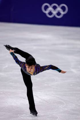 2026-02-10 Figure skating, Eiskunstlauf - Milano Cortina 2026 Winter Olympics - Day 4 MILAN, ITALY - FEBRUARY 10: Donovan Carrillo of Mexico competing in the Men Single Skating - Short Program during Day 4 of Figure Skating - Milano Cortina 2026 Winter Olympics at Milano Ice Skating Arena on February 10, 2026 in Milan, Italy. (Photo by Joris Verwijst BSR Agency) Milan Italy Content not available for redistribution in The Netherlands directly or indirectly through any third parties. Copyright: xBSRxAgencyx