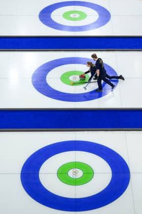 260210 Isabella Wrana and Rasmus Wrana of Sweden compete in the mixed doubles curling final match between Sweden and USA during day 4 of the 2026 Winter Olympics on February 10, 2026 in Cortina. Photo: Joel Marklund BILDBYRAN kod JM JM0787 bbeng curling Olympic Games, Olympische Spiele, Olympia, OS olympics winter olympics os ol olympiska spel vinter-os olympiske leker milano cortina 2026 milan cortina 2026 milano cortina 2026 olympic games milano cortina 2026 winter olympic games milano cortina-os milano cortina-ol vinter-ol final sverige sweden usa united states *** 260210 Isabella Wrana and Rasmus Wrana of Sweden compete in the mixed doubles curling final match between Sweden and USA during day 4 of the 2026 Winter Olympics on February 10, 2026 in Cortina Photo Joel Marklund BILDBYRAN kod JM JM0787 bbeng curling olympic games olympics winter olympics os ol olympiska spel vinter os olympiske leker milano cortina 2026 milan cortina 2026 milano cortina 2026 olympic games milano cortina 2026 winter olympic games milano cortina os milano cortina ol vinter ol final sverige sweden usa united states  Copyright: JOELxMARKLUND BB260210JM207