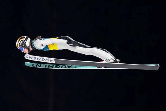 OLYMPICS - Winter Olympic Games, Olympische Spiele, Olympia, OS Milano Cortina 2026 PREDAZZO,ITALY,10.FEB.26 - OLYMPICS, Ski jumping, Skispringen, Ski, nordisch - Winter Olympic Games Milano Cortina 2026, normal hill, mixed team. Image shows Eirin Marina Kvandal (NOR).  GEPAxpictures xMatthiasxTrinkl