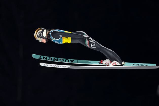 OLYMPICS - Winter Olympic Games, Olympische Spiele, Olympia, OS Milano Cortina 2026 PREDAZZO,ITALY,10.FEB.26 - OLYMPICS, Ski jumping, Skispringen, Ski, nordisch - Winter Olympic Games Milano Cortina 2026, normal hill, mixed team. Image shows Martina Zanitzer (ITA).  GEPAxpictures xMatthiasxTrinkl