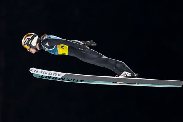 OLYMPICS - Winter Olympic Games, Olympische Spiele, Olympia, OS Milano Cortina 2026 PREDAZZO,ITALY,10.FEB.26 - OLYMPICS, Ski jumping, Skispringen, Ski, nordisch - Winter Olympic Games Milano Cortina 2026, normal hill, mixed team. Image shows Selina Freitag (GER).  GEPAxpictures xMatthiasxTrinkl