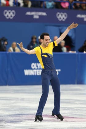 February 10, 2026, Milan, Lombardy, Italy: Given Minion s music permission after days of legal wrangling and online outcry, TOMAS GUARINO SABATE performs his Men s Single Skating short program of the Figure skating, Eiskunstlauf Team Event at the Milano Cortina 2026 Winter Olympic Games, Olympische Spiele, Olympia, OS Olympics 2026: Milano Cortina: Figure Skating Men S Single Skating  - ZUMAc179 20260210_oly_c179_186 Copyright: xMickaelxChavetx