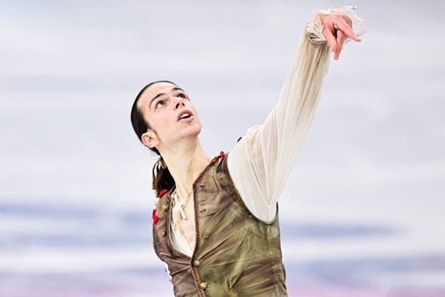 Petr GUMENNIK (AIN), during Men Single Skating Short Program, at the Olympic Winter games, Winterspiele,Spiele, Summer games Milano Cortina 2026, at Milano Ice Skating Arena, on February 10, 2026 in Milan, Italy. Noxthirdxpartyxsales  aflo_319245324
