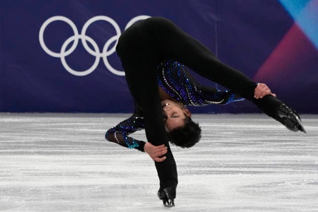 Donovan Carrillo of Mexico performs his routine during the Men s Single Short Program Figure skating, Eiskunstlauf competition at the Milano Figure Skating Arena in Milan, Italy on Tuesday, February 10, 2026.  OLY20260210185 RichardxEllis