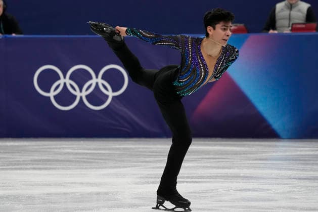 Donovan Carrillo of Mexico performs his routine during the Men s Single Short Program Figure skating, Eiskunstlauf competition at the Milano Figure Skating Arena in Milan, Italy on Tuesday, February 10, 2026.  OLY20260210186 RichardxEllis