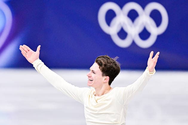 Maxim NAUMOV (USA), during Men Single Skating Short Program, at the Olympic Winter games, Winterspiele,Spiele, Summer games Milano Cortina 2026, at Milano Ice Skating Arena, on February 10, 2026 in Milan, Italy. Noxthirdxpartyxsales  aflo_319245581