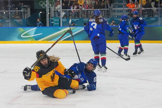 Women™s Ice hockey, Eishockey Italy - Germany at the Milano Cortina 2026 Winter Olympics, in Milan (Italy) February 10, 2026 (Photo Gian Mattia D Alberto LaPresse)  Copyright: xGianxMattiaxD Alberto LaPressex