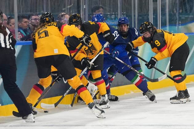 Women™s Ice hockey, Eishockey Italy - Germany at the Milano Cortina 2026 Winter Olympics, in Milan (Italy) February 10, 2026 (Photo Gian Mattia D Alberto LaPresse)  Copyright: xGianxMattiaxD Alberto LaPressex