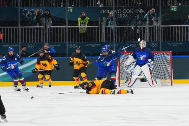 Women™s Ice hockey, Eishockey Italy - Germany at the Milano Cortina 2026 Winter Olympics, in Milan (Italy) February 10, 2026 (Photo Gian Mattia D Alberto LaPresse)  Copyright: xGianxMattiaxD Alberto LaPressex