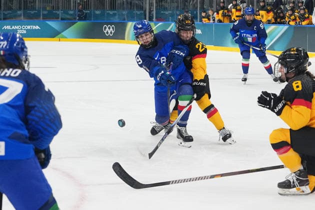 Women™s Ice hockey, Eishockey Italy - Germany at the Milano Cortina 2026 Winter Olympics, in Milan (Italy) February 10, 2026 (Photo Gian Mattia D Alberto LaPresse)  Copyright: xGianxMattiaxD Alberto LaPressex
