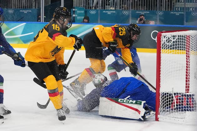 Women™s Ice hockey, Eishockey Italy - Germany at the Milano Cortina 2026 Winter Olympics, in Milan (Italy) February 10, 2026 (Photo Gian Mattia D Alberto LaPresse)  Copyright: xGianxMattiaxD Alberto LaPressex