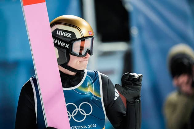 Winter Olympics in Milan Cortina 2026 Val di Fiemme, Italy 20260210. Marius Lindvik during the 1st round of the mixed team competition in Ski jumping, Skispringen, Ski, nordisch in Predazzo during the Winter Olympics in Milano Cortina 2026. Photo: Terje Pedersen NTB Val di Fiemme Italy EDITORIAL USE ONLY. RESTRICTED USE FOR BETTING COMPANIES Ref:_SPO26vZsCqMUNo.jpg *** Winter Olympics in Milan Cortina 2026 Val di Fiemme, Italy 20260210 Marius Lindvik during the 1st round of the mixed team competition in ski jumping in Predazzo during the Winter Olympics in Milano Cortina 2026 Photo Terje Pedersen NTB Val di Fiemme Italy EDITORIAL USE ONLY RESTRICTED USE FOR BETTING COMPANIES  Copyright: xTerjexPedersenx xNTBx