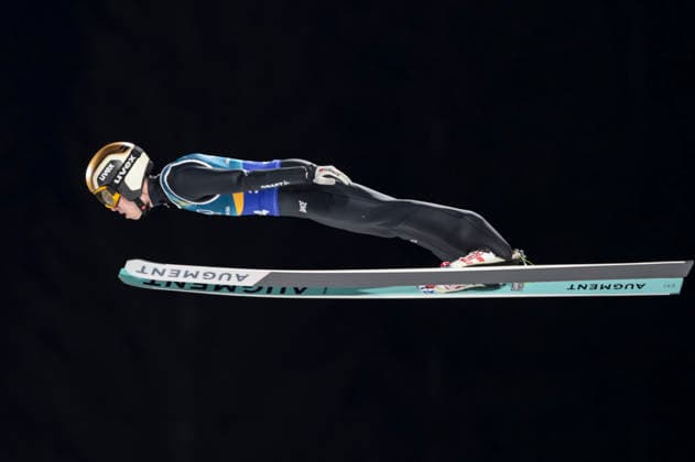OLYMPICS - Winter Olympic Games, Olympische Spiele, Olympia, OS Milano Cortina 2026 PREDAZZO,ITALY,10.FEB.26 - OLYMPICS, Ski jumping, Skispringen, Ski, nordisch - Winter Olympic Games Milano Cortina 2026, normal hill, mixed team. Image shows Valentin Foubert (FRA).  GEPAxpictures xMatthiasxTrinkl