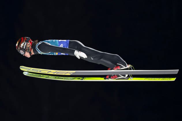 OLYMPICS - Winter Olympic Games, Olympische Spiele, Olympia, OS Milano Cortina 2026 PREDAZZO,ITALY,10.FEB.26 - OLYMPICS, Ski jumping, Skispringen, Ski, nordisch - Winter Olympic Games Milano Cortina 2026, normal hill, mixed team. Image shows Ren Nikaido (JPN).  GEPAxpictures xMatthiasxTrinkl