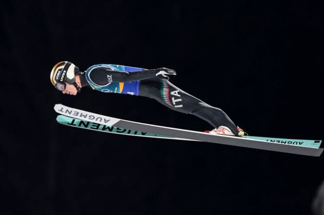OLYMPICS - Winter Olympic Games, Olympische Spiele, Olympia, OS Milano Cortina 2026 PREDAZZO,ITALY,10.FEB.26 - OLYMPICS, Ski jumping, Skispringen, Ski, nordisch - Winter Olympic Games Milano Cortina 2026, normal hill, mixed team. Image shows Giovanni Bresadola (ITA).  GEPAxpictures xMatthiasxTrinkl