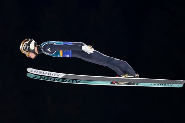 OLYMPICS - Winter Olympic Games, Olympische Spiele, Olympia, OS Milano Cortina 2026 PREDAZZO,ITALY,10.FEB.26 - OLYMPICS, Ski jumping, Skispringen, Ski, nordisch - Winter Olympic Games Milano Cortina 2026, normal hill, mixed team. Image shows Philipp Raimund (GER).  GEPAxpictures xMatthiasxTrinkl