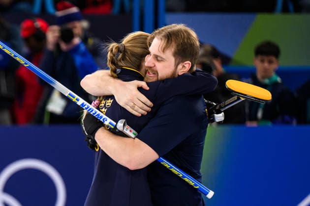 260210 Isabella Wrana and Rasmus Wrana celebrate after winning the mixed doubles curling final match between Sweden and USA during day 4 of the 2026 Winter Olympics on February 10, 2026 in Cortina. Photo: Jon Olav Nesvold BILDBYRAN COP 217 JM0787 bbeng curling Olympic Games, Olympische Spiele, Olympia, OS olympics winter olympics os ol olympiska spel vinter-os olympiske leker milano cortina 2026 milan cortina 2026 milano cortina 2026 olympic games milano cortina 2026 winter olympic games milano cortina-os milano cortina-ol vinter-ol final sverige sweden usa united states gold guld jubel *** 260210 Isabella Wrana and Rasmus Wrana celebrate after winning the mixed doubles curling final match between Sweden and USA during day 4 of the 2026 Winter Olympics on February 10, 2026 in Cortina Photo Jon Olav Nesvold BILDBYRAN COP 217 JM0787 bbeng curling olympic games olympics winter olympics os ol olympiska spel vinter os olympiske leker milano cortina 2026 milan cortina 2026 milano cortina 2026 olympic games milano cortina 2026 winter olympic games milano cortina os milano cortina ol vinter ol final sverige sweden usa united states gold guld jubel  Copyright: JONxOLAVxNESVOLD BB260210JE133