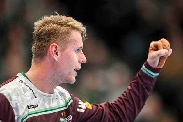 Goeppingen, Deutschland, 10.02.26: Torwart Kristian Saveras (FRISCH AUF! Goeppingen) gestikuliert, gestik waehrend des Daikin Handball Bundesliga Spiels zwischen FRISCH AUF! Goeppingen vs GWD Minden in der EWS Arena am 10. Februar 2026 in Goeppingen, Deutschland. (Foto von Harry Langer DeFodi Images) Goeppingen, Germany, 10.02.26: Torwart Kristian Saveras (FRISCH AUF! Goeppingen) gestures during the Daikin Handball Bundesliga match between FRISCH AUF! Goeppingen vs GWD Minden at EWS Arena on February 10, 2026 in Goeppingen, Germany. (Photo by Harry Langer DeFodi Images) (Photo by Harry Langer DeFodi Images) -