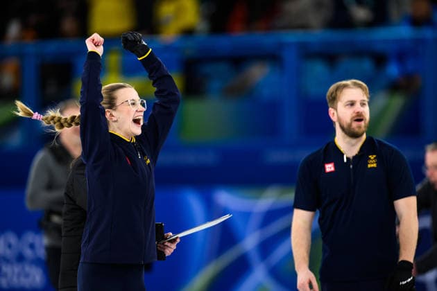 260210 Isabella Wrana and Rasmus Wrana of Sweden celebrate after winning the mixed doubles curling final match between Sweden and USA during day 4 of the 2026 Winter Olympics on February 10, 2026 in Cortina. Photo: Jon Olav Nesvold BILDBYRAN COP 217 JM0787 bbeng curling Olympic Games, Olympische Spiele, Olympia, OS olympics winter olympics os ol olympiska spel vinter-os olympiske leker milano cortina 2026 milan cortina 2026 milano cortina 2026 olympic games milano cortina 2026 winter olympic games milano cortina-os milano cortina-ol vinter-ol final sverige sweden usa united states jubel gold guld *** 260210 Isabella Wrana and Rasmus Wrana of Sweden celebrate after winning the mixed doubles curling final match between Sweden and USA during day 4 of the 2026 Winter Olympics on February 10, 2026 in Cortina Photo Jon Olav Nesvold BILDBYRAN COP 217 JM0787 bbeng curling olympic games olympics winter olympics os ol olympiska spel vinter os olympiske leker milano cortina 2026 milan cortina 2026 milano cortina 2026 olympic games milano cortina 2026 winter olympic games milano cortina os milano cortina ol vinter ol final sverige sweden usa united states jubel gold guld  Copyright: JONxOLAVxNESVOLD BB260210JE138
