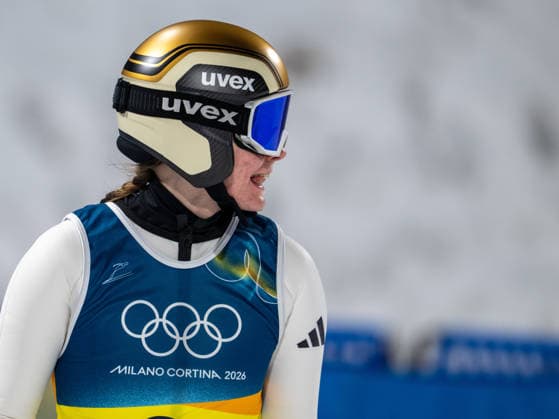 OLYMPICS - Winter Olympic Games, Olympische Spiele, Olympia, OS Milano Cortina 2026 VAL DI FIEMME,ITALY,10.FEB.26 - OLYMPICS, Ski jumping, Skispringen, Ski, nordisch - Winter Olympic Games Milano Cortina 2026, normal hill, mixed team. Image shows Eirin Maria Kvandal (NOR).  GEPAxpictures xOliverxLerch