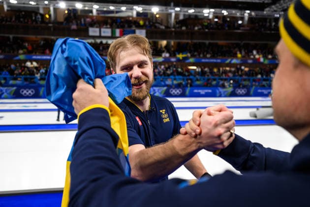 260210 Rasmus Wrana celebrates after winning compete in the mixed doubles curling final match between Sweden and USA during day 4 of the 2026 Winter Olympics on February 10, 2026 in Cortina. Photo: Jon Olav Nesvold BILDBYRAN COP 217 JM0787 bbeng curling Olympic Games, Olympische Spiele, Olympia, OS olympics winter olympics os ol olympiska spel vinter-os olympiske leker milano cortina 2026 milan cortina 2026 milano cortina 2026 olympic games milano cortina 2026 winter olympic games milano cortina-os milano cortina-ol vinter-ol final sverige sweden usa united states gold guld jubel *** 260210 Rasmus Wrana celebrates after winning compete in the mixed doubles curling final match between Sweden and USA during day 4 of the 2026 Winter Olympics on February 10, 2026 in Cortina Photo Jon Olav Nesvold BILDBYRAN COP 217 JM0787 bbeng curling olympic games olympics winter olympics os ol olympiska spel vinter os olympiske leker milano cortina 2026 milan cortina 2026 milano cortina 2026 olympic games milano cortina 2026 winter olympic games milano cortina os milano cortina ol vinter ol final sverige sweden usa united states gold guld jubel  Copyright: JONxOLAVxNESVOLD BB260210JE140