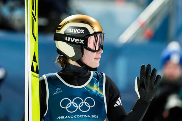 Winter Olympics in Milan Cortina 2026 Val di Fiemme, Italy 20260210. Anna Odine Strom during the 1st round of the mixed team competition in Ski jumping, Skispringen, Ski, nordisch in Predazzo during the Winter Olympics in Milano Cortina 2026. Photo: Terje Pedersen NTB Val di Fiemme Italy EDITORIAL USE ONLY. RESTRICTED USE FOR BETTING COMPANIES Ref:_SPOG6eTtQfZFWE.jpg *** Winter Olympics in Milan Cortina 2026 Val di Fiemme, Italy 20260210 Anna Odine Strom during the 1st round of the mixed team competition in ski jumping in Predazzo during the Winter Olympics in Milan Cortina 2026 Photo Terje Pedersen NTB Val di Fiemme Italy EDITORIAL USE ONLY RESTRICTED USE FOR BETTING COMPANIES  Copyright: xTerjexPedersenx xNTBx