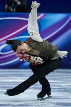 ITALY, MILAN - FEBRUARY 10, 2026: Petr Gumennik of Russia performs his short programme in the men s single skating event during the 2026 Winter Olympic Games, Olympische Spiele, Olympia, OS at the Milano Ice Skating Arena 2026 Winter Olympics: Figure skating, Eiskunstlauf  - ZUMAt113 20260210_zaa_t113_701 Copyright: xMikhailxTereshchenkox