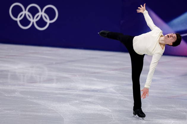 2026-02-10 Figure skating, Eiskunstlauf - Milano Cortina 2026 Winter Olympics - Day 4 MILAN, ITALY - FEBRUARY 10: Maxim Naumov of United States of America competing in the Men Single Skating - Short Program during Day 4 of Figure Skating - Milano Cortina 2026 Winter Olympics at Milano Ice Skating Arena on February 10, 2026 in Milan, Italy. (Photo by Joris Verwijst BSR Agency) Milan Italy Content not available for redistribution in The Netherlands directly or indirectly through any third parties. Copyright: xBSRxAgencyx