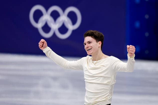 2026-02-10 Figure skating, Eiskunstlauf - Milano Cortina 2026 Winter Olympics - Day 4 MILAN, ITALY - FEBRUARY 10: Maxim Naumov of United States of America competing in the Men Single Skating - Short Program during Day 4 of Figure Skating - Milano Cortina 2026 Winter Olympics at Milano Ice Skating Arena on February 10, 2026 in Milan, Italy. (Photo by Joris Verwijst BSR Agency) Milan Italy Content not available for redistribution in The Netherlands directly or indirectly through any third parties. Copyright: xBSRxAgencyx