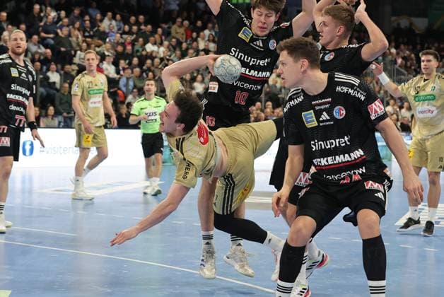 10.02.2026 - Handball - 1. Bundesliga DAIKIN HBL - Saison 2025 2026 - 20. Spieltag: HC Erlangen Metropolregion Nürnberg HCE - TSV Hannover-Burgdorf ( Die Recken ) - DaMa - xdaxmax - Leif Tissier (7, TSV Hannover-Burgdorf )