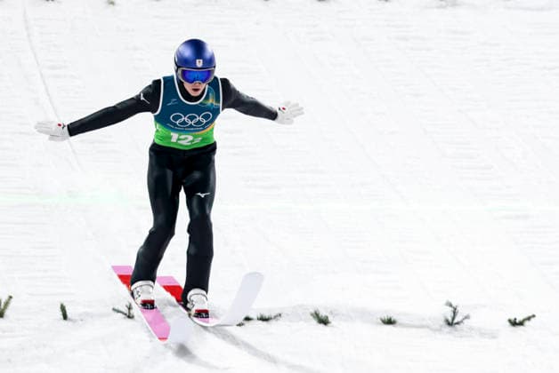 OLYMPICS - Winter Olympic Games, Olympische Spiele, Olympia, OS Milano Cortina 2026 PREDAZZO,ITALY,10.FEB.26 - OLYMPICS, Ski jumping, Skispringen, Ski, nordisch - Winter Olympic Games Milano Cortina 2026, normal hill, mixed team. Image shows Royou Kobayashi (JPN).  GEPAxpictures xMatthiasxTrinkl